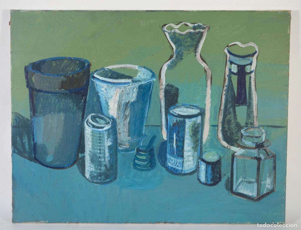 Arte: &Oacute;leo sobre lienzo Bodeg&oacute;n recipientes - Foto 2