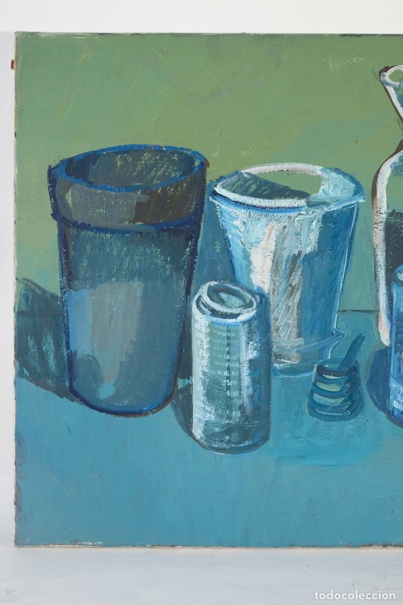 Arte: &Oacute;leo sobre lienzo Bodeg&oacute;n recipientes - Foto 3