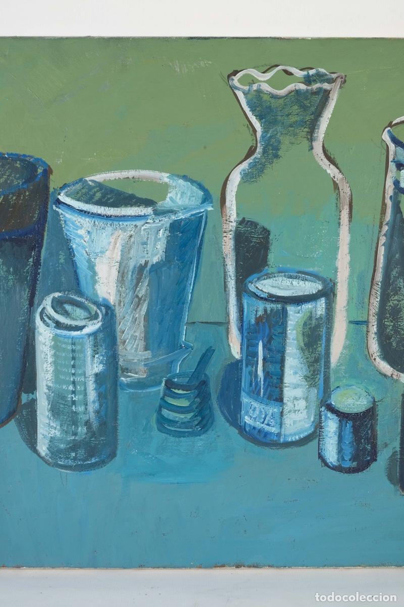 Arte: &Oacute;leo sobre lienzo Bodeg&oacute;n recipientes - Foto 4