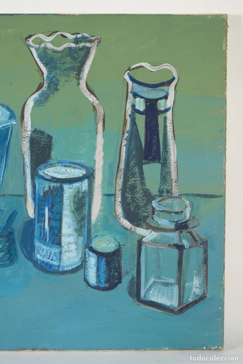 Arte: &Oacute;leo sobre lienzo Bodeg&oacute;n recipientes - Foto 5