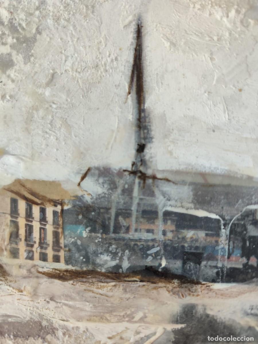 Arte: ALBERTO CASTA&Ntilde;&Eacute; Oleo/collage sobre madera - Foto 4