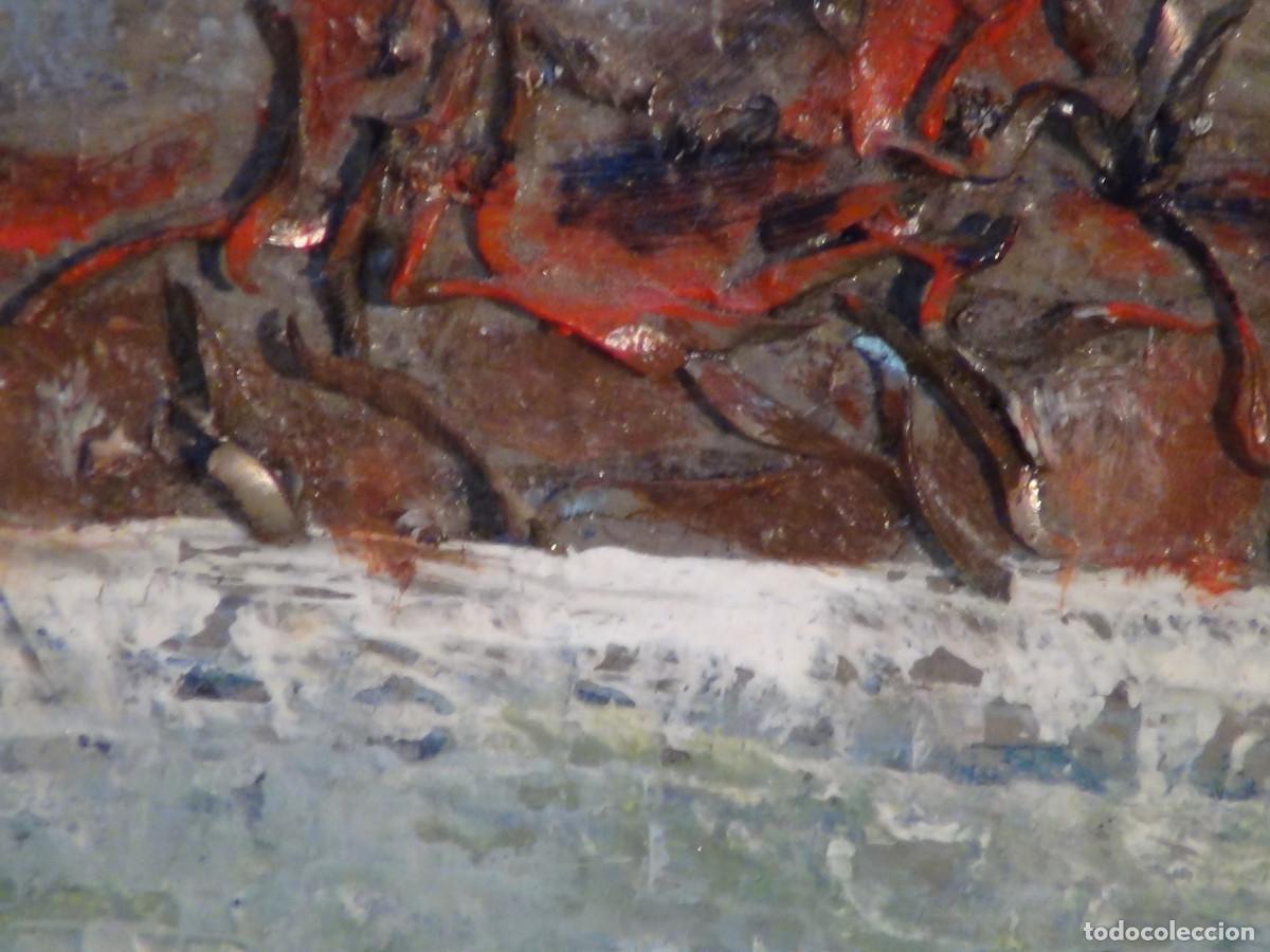 Arte: Abstracci&oacute;n, oleo sobre lienzo. - Foto 3