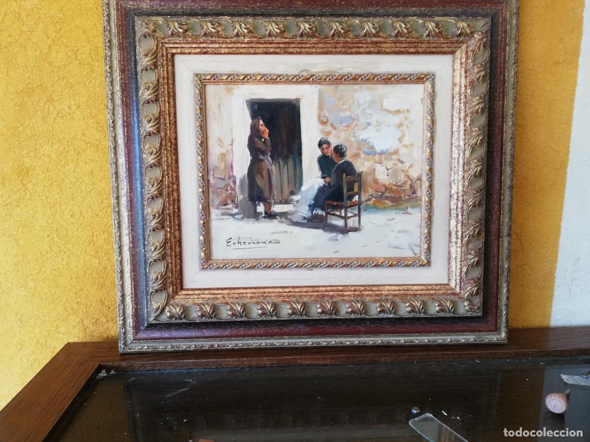 Arte: OLLEO SOBRE LIENZO ESCENA COSTUMBRISTA - Foto 1