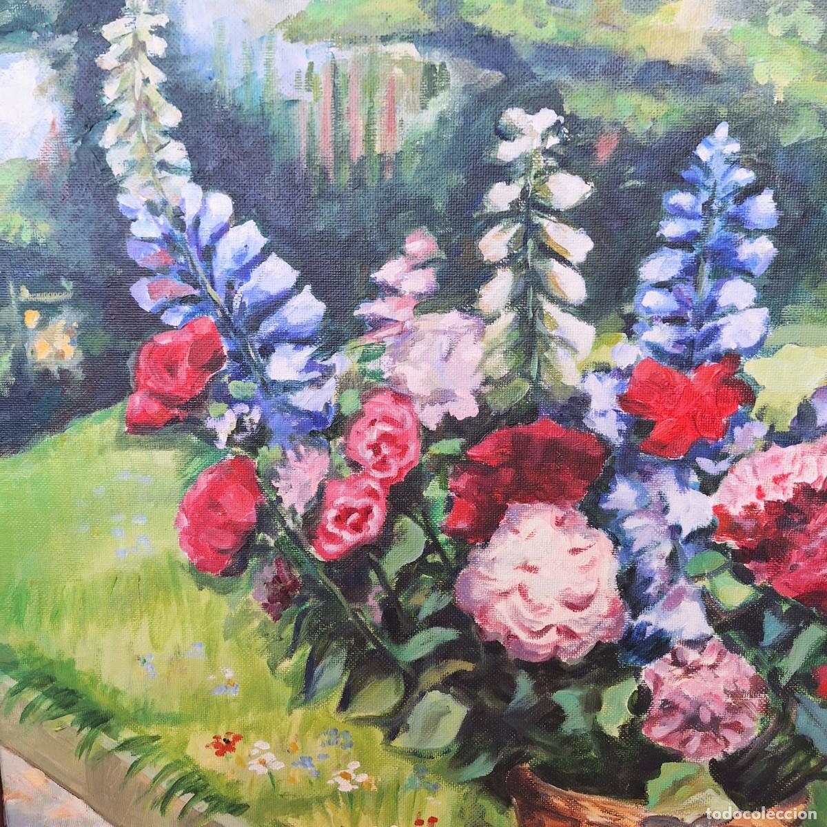 Arte: Cuadro al &oacute;leo de E. X. Rothardt von 1988 - Foto 3