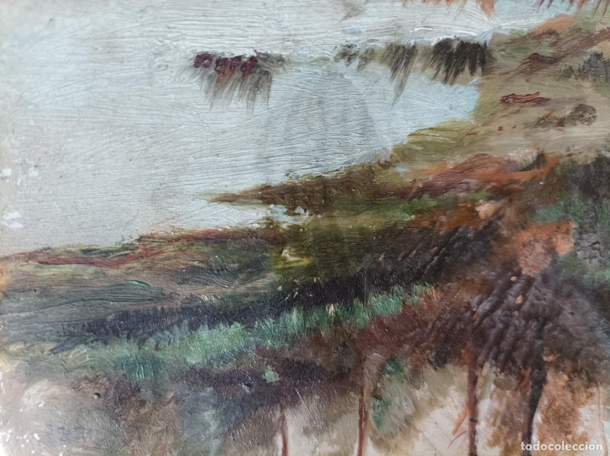 Arte: Oleo sobre concha .S.XIX.Madreperla. - Foto 6