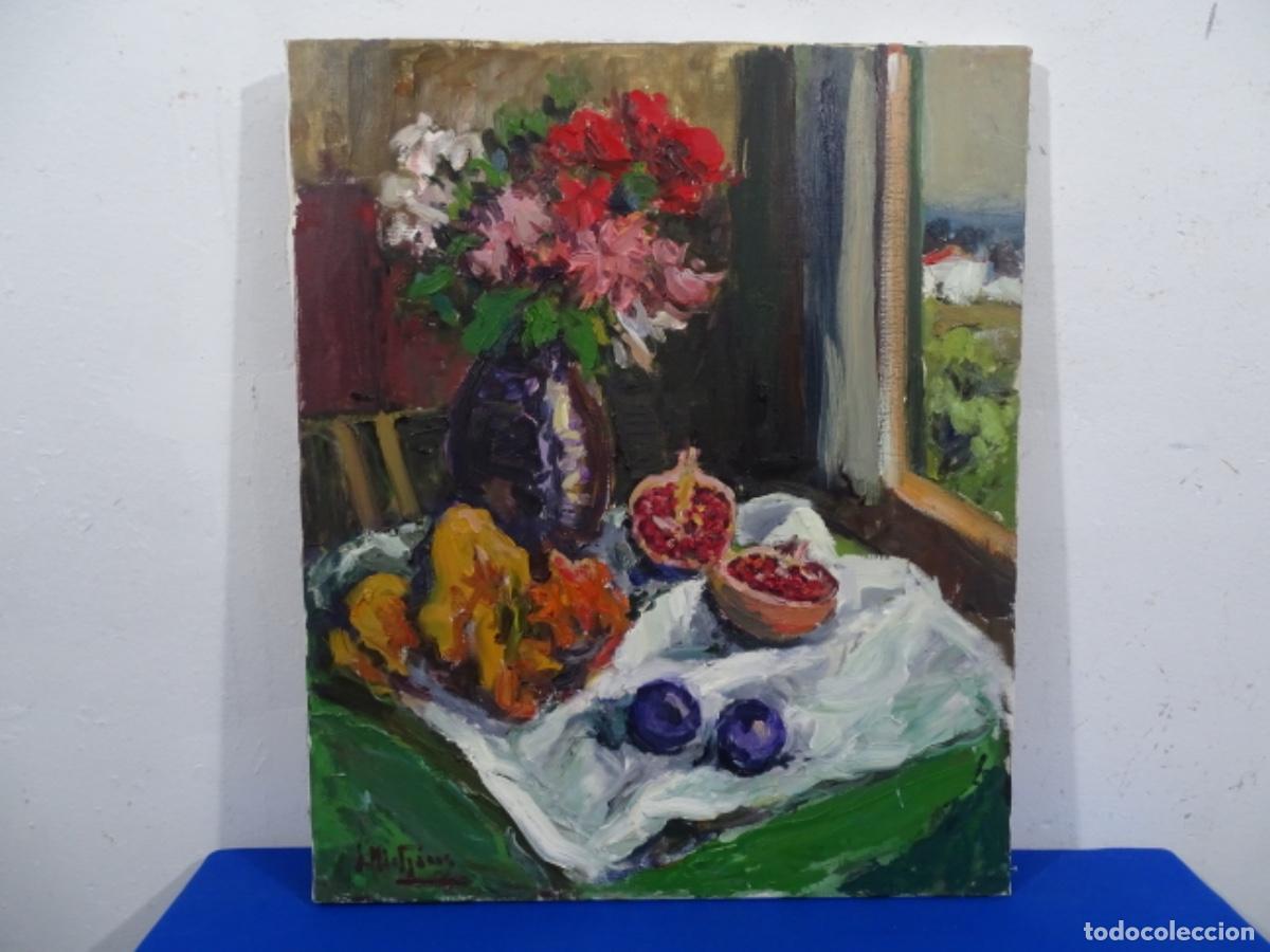 Art: &Oacute;LEO TELA JOAN MITJANS I BUXELL (TERRASSA 1914-2007). BODEGO AMB MAGRANES 96.