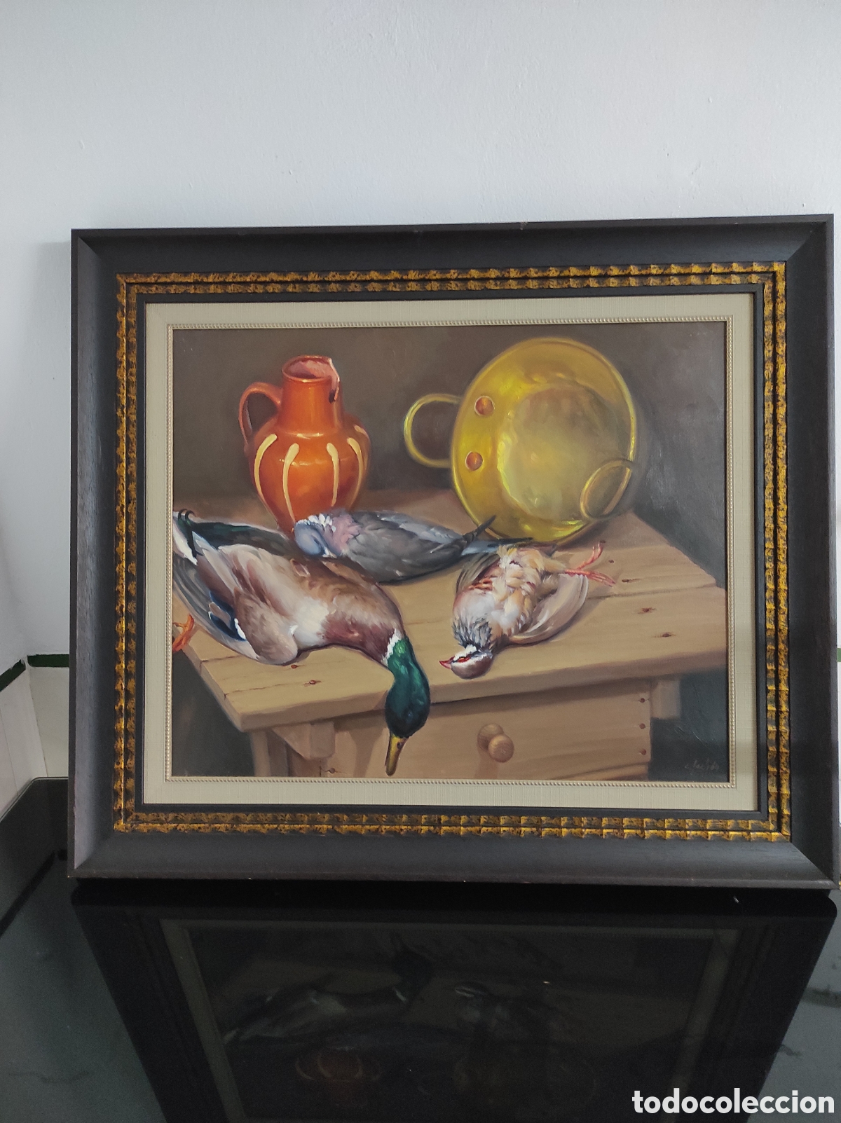 Arte: Bodeg&oacute;n de surtido de variados, lienzo en &oacute;leo - Foto 1