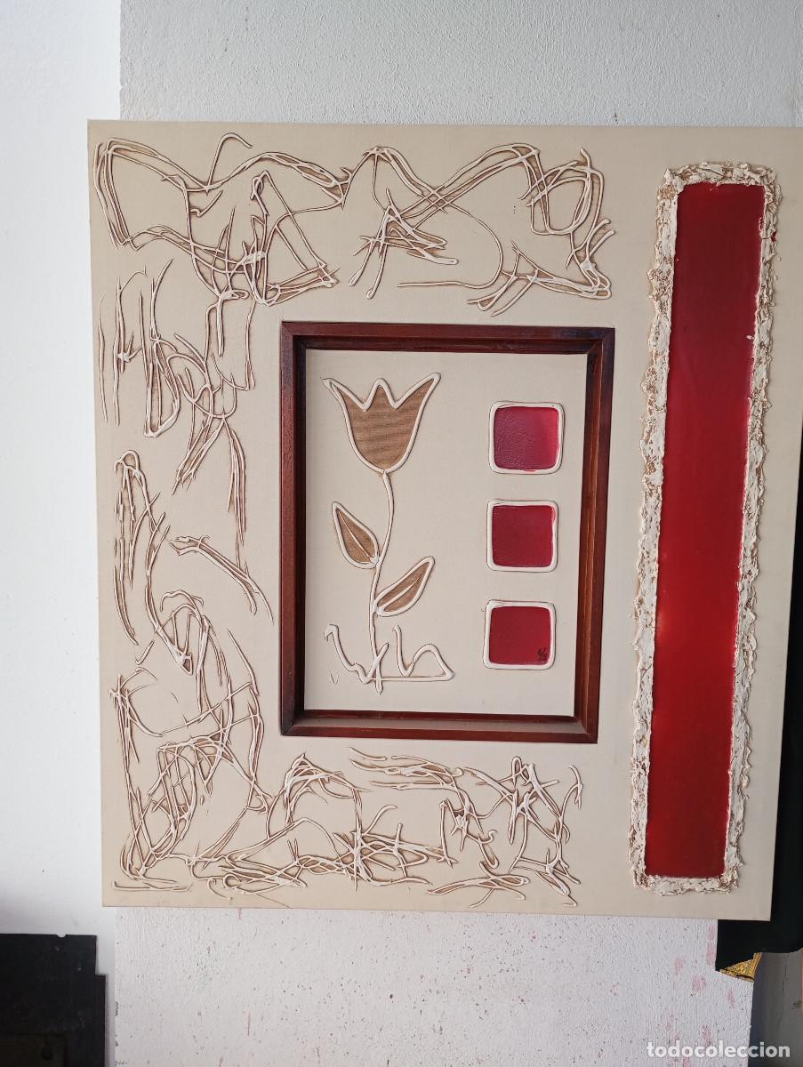 Arte: cuadro con pintura hecho a espatula - Foto 1