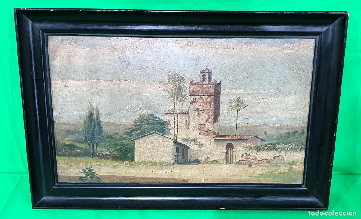 Arte: -Oleo sobre tabla an&oacute;nimo - Foto 1