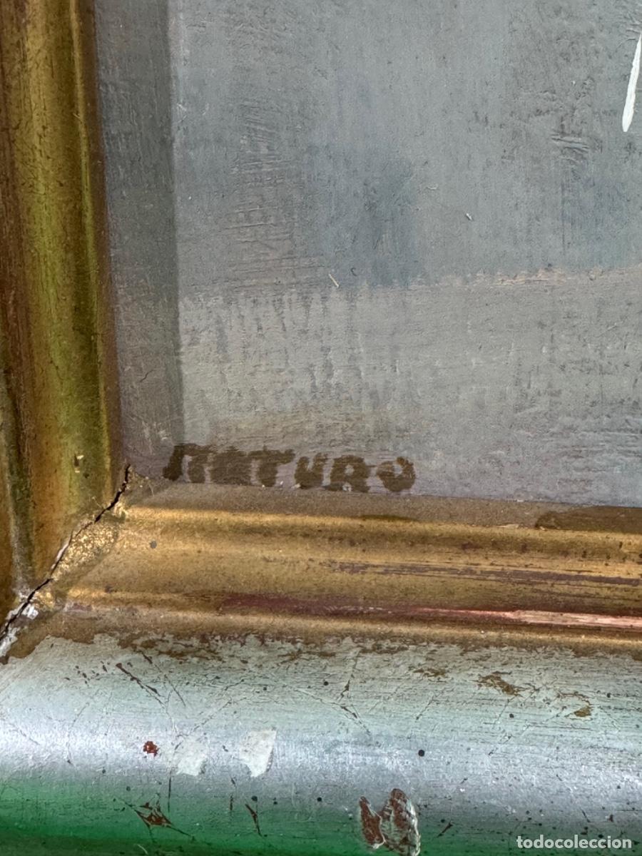 Arte: OLEO SOBRE TABLA FIRMADO - Foto 4