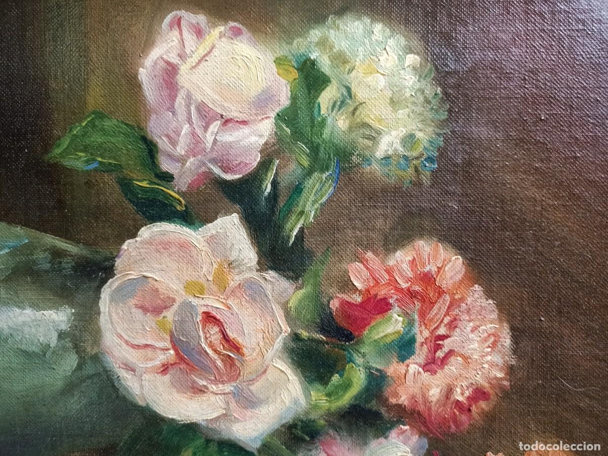 Arte: Oleo de Garces.Florero. - Foto 2