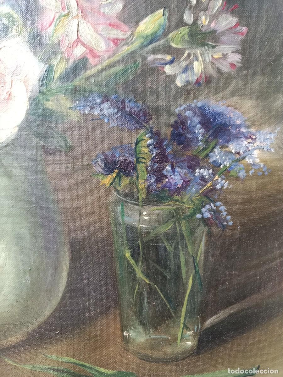 Arte: Oleo de Garces.Florero. - Foto 5