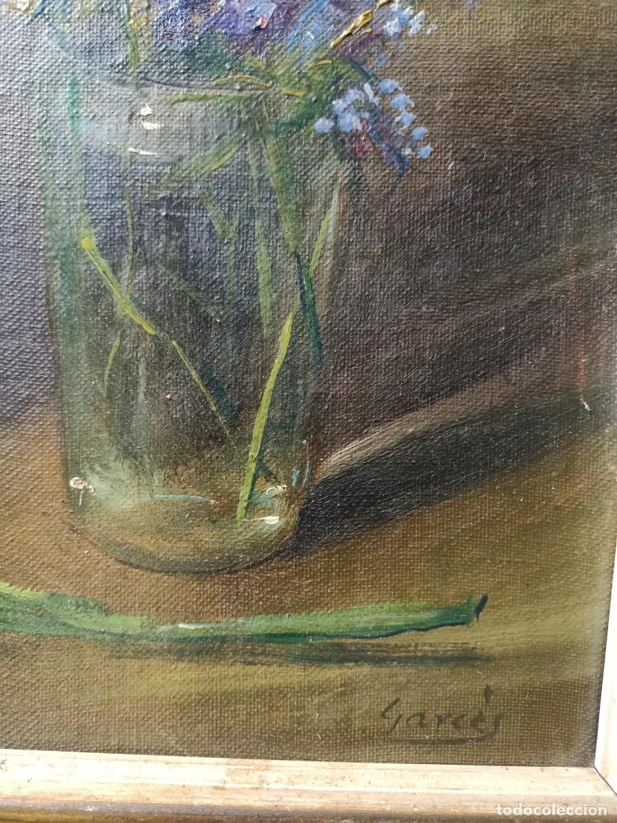 Arte: Oleo de Garces.Florero. - Foto 6