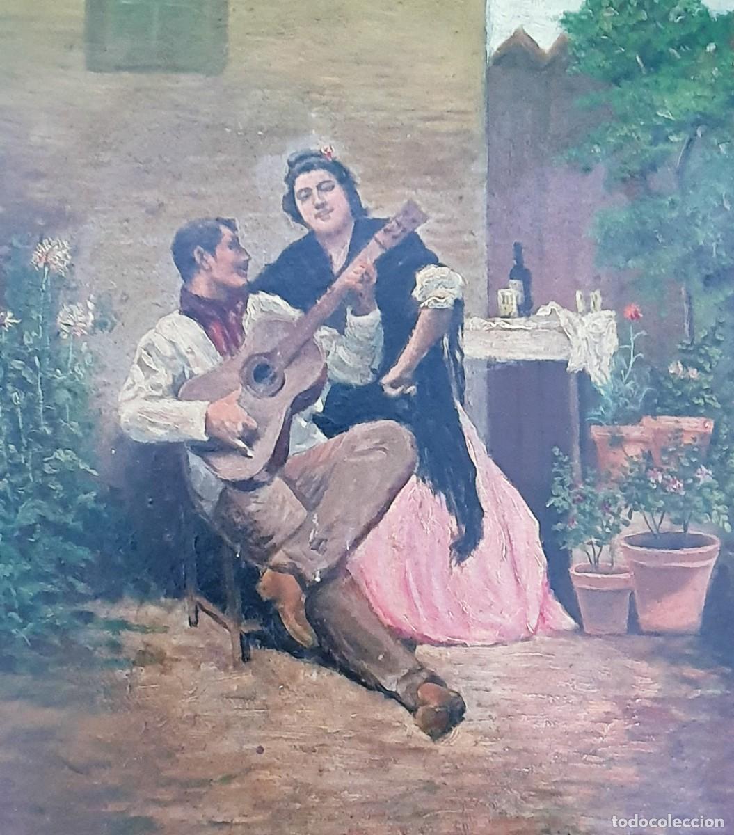 Arte: -Oleo antiguo sobre lienzo - Foto 1