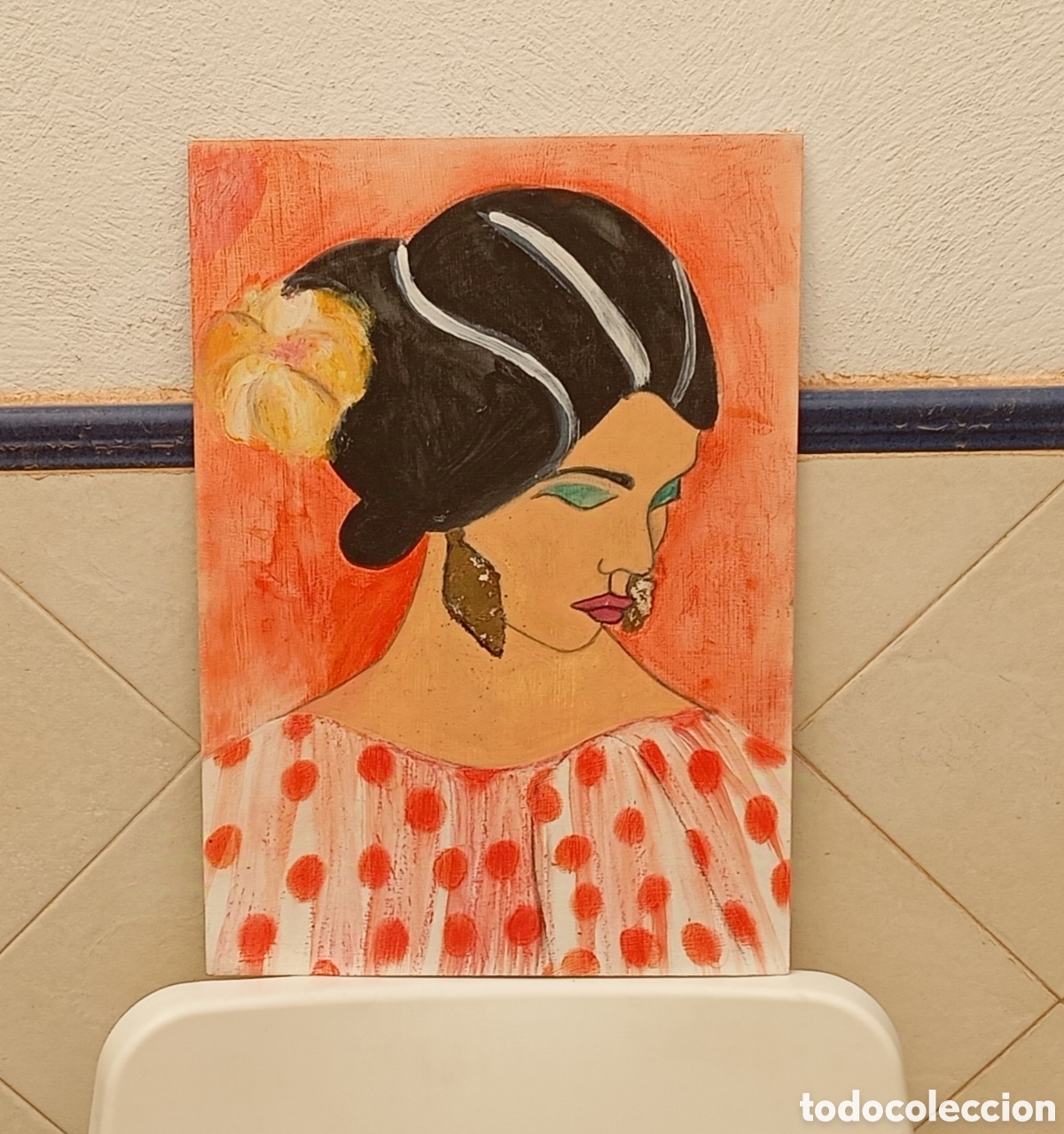 Arte: Sevillana sobre tabla - Foto 1