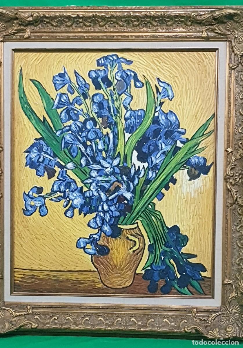 Arte: Oleo sobre lienzo jarr&oacute;n con lirios - Foto 2