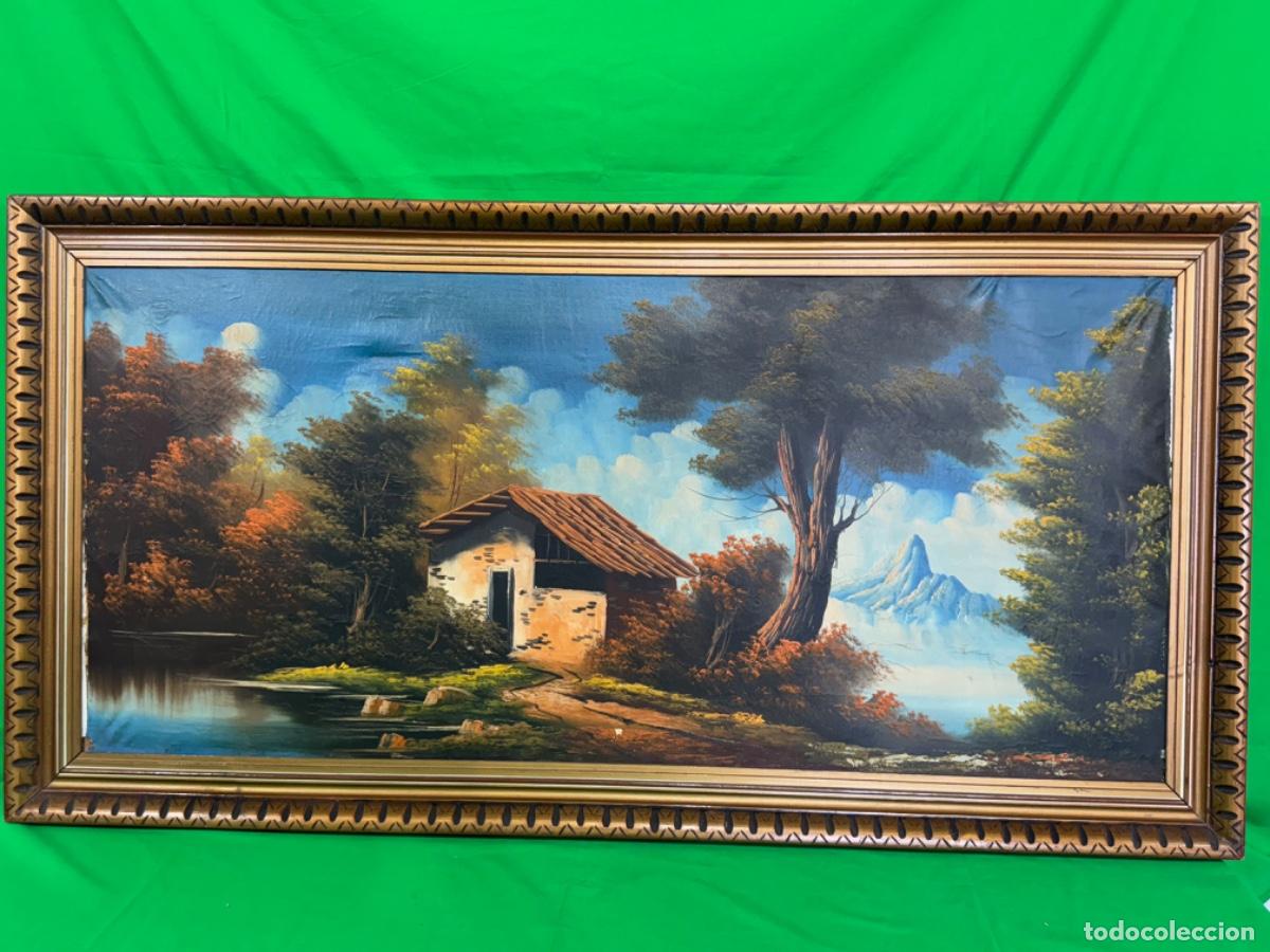 Arte: CUADRO OLEO SOBRE LIENZO PAISAJE - Foto 1