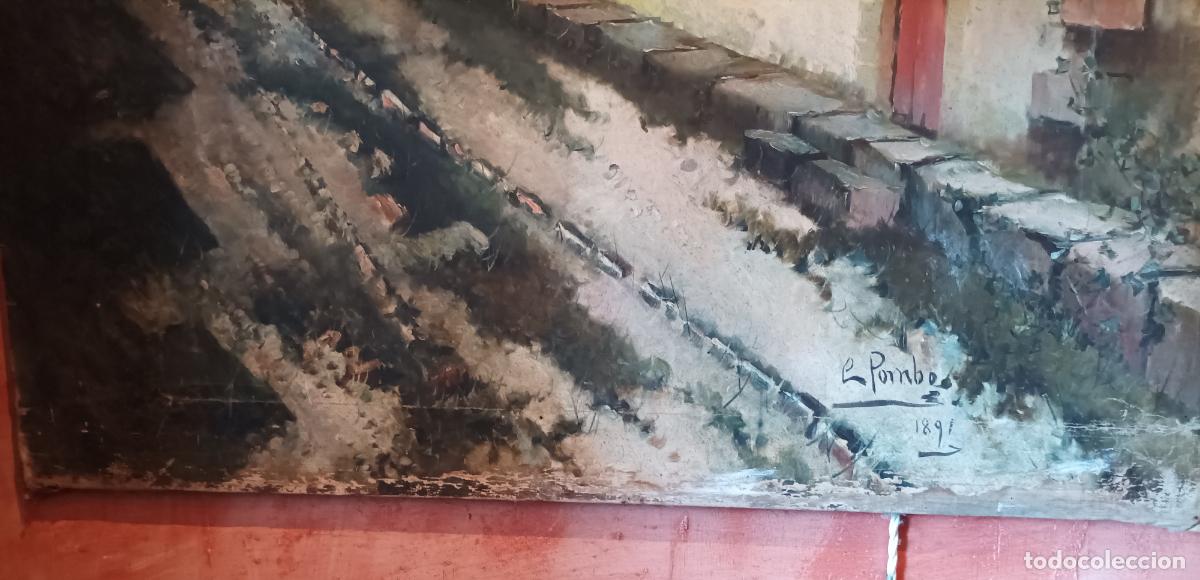 Arte: Oleo sobre lienzo del S XIX - Foto 5