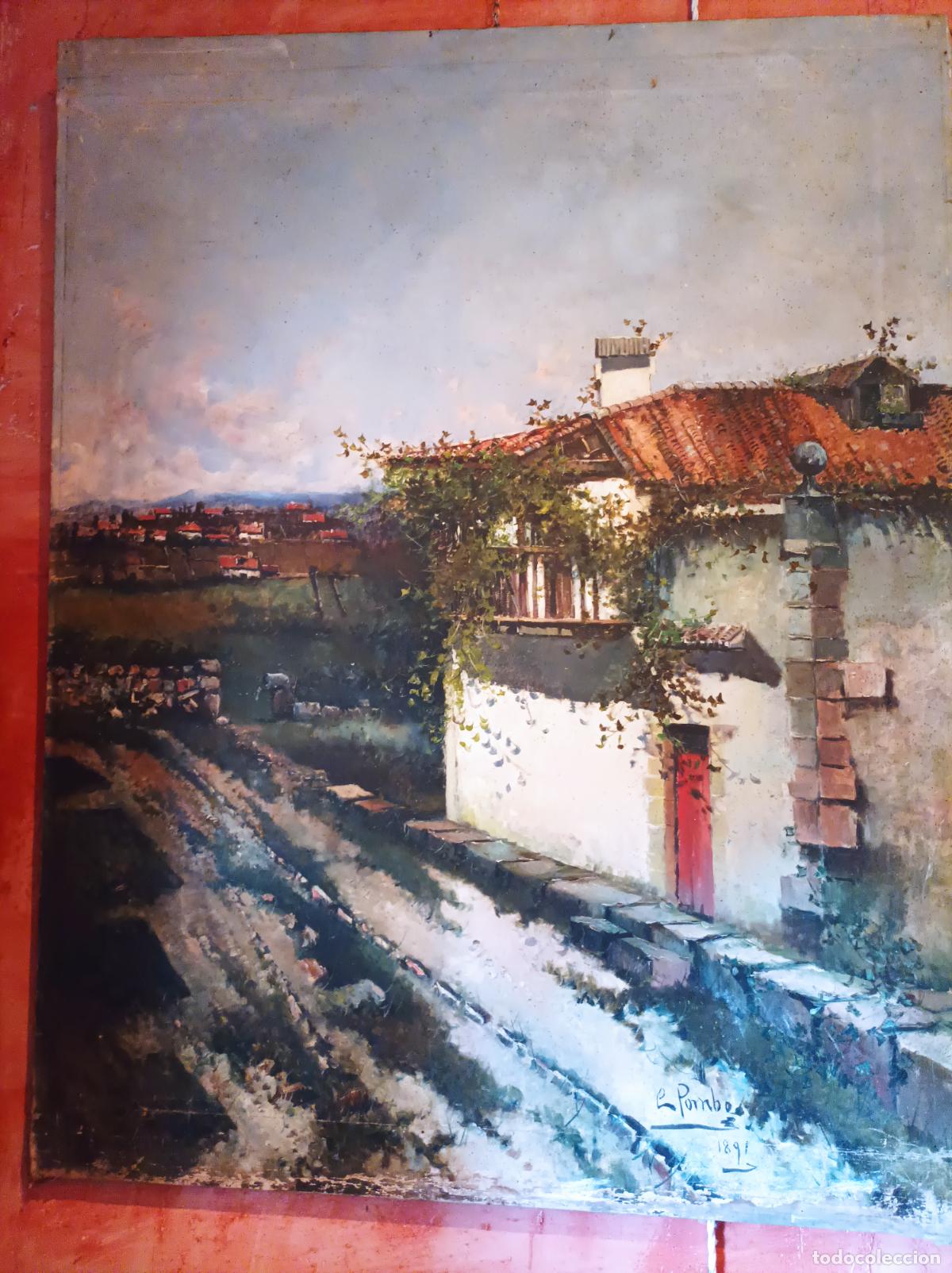 Arte: Oleo sobre lienzo del S XIX - Foto 8