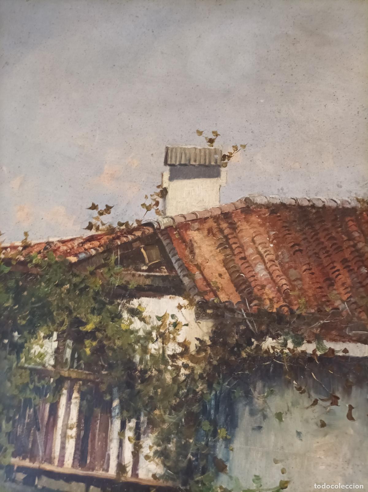 Arte: Oleo sobre lienzo del S XIX - Foto 13