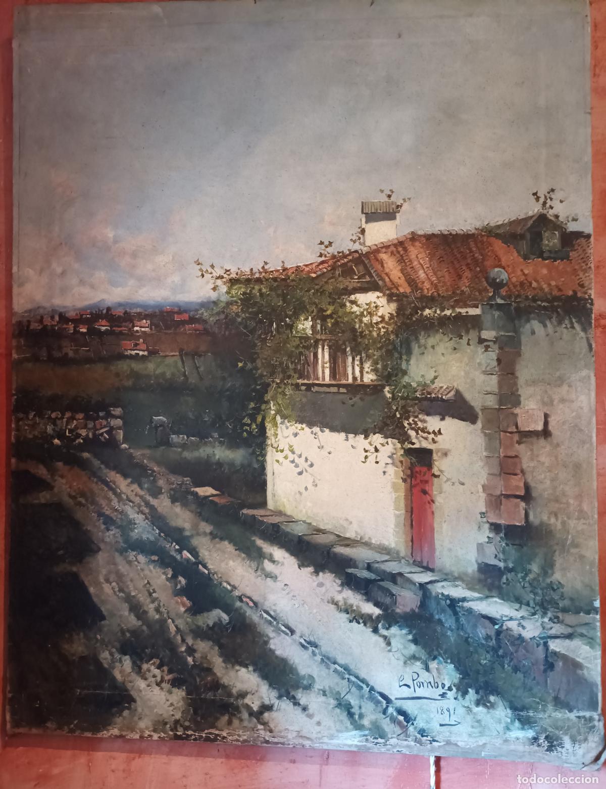 Arte: Oleo sobre lienzo del S XIX - Foto 24