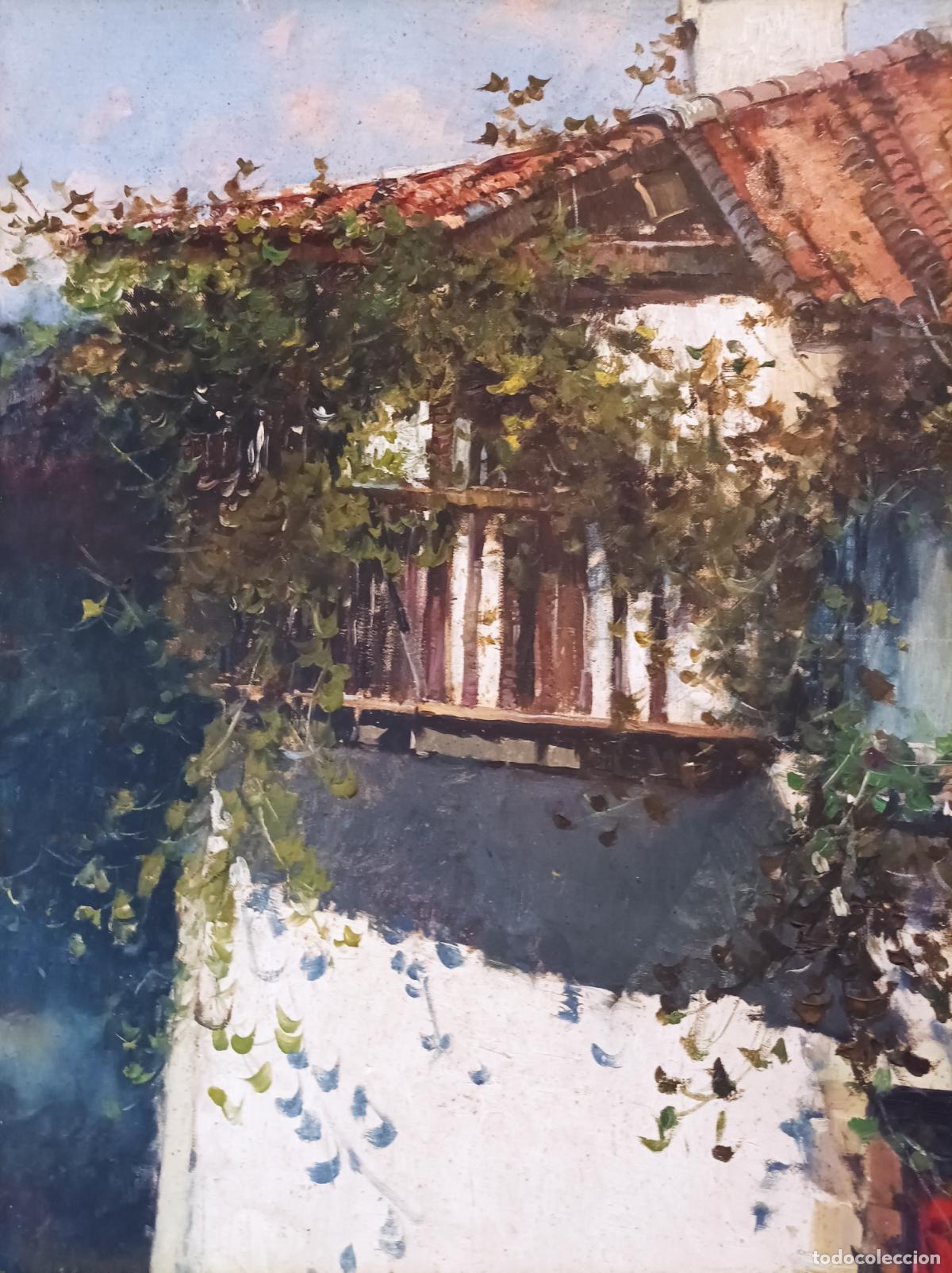 Arte: Oleo sobre lienzo del S XIX - Foto 1