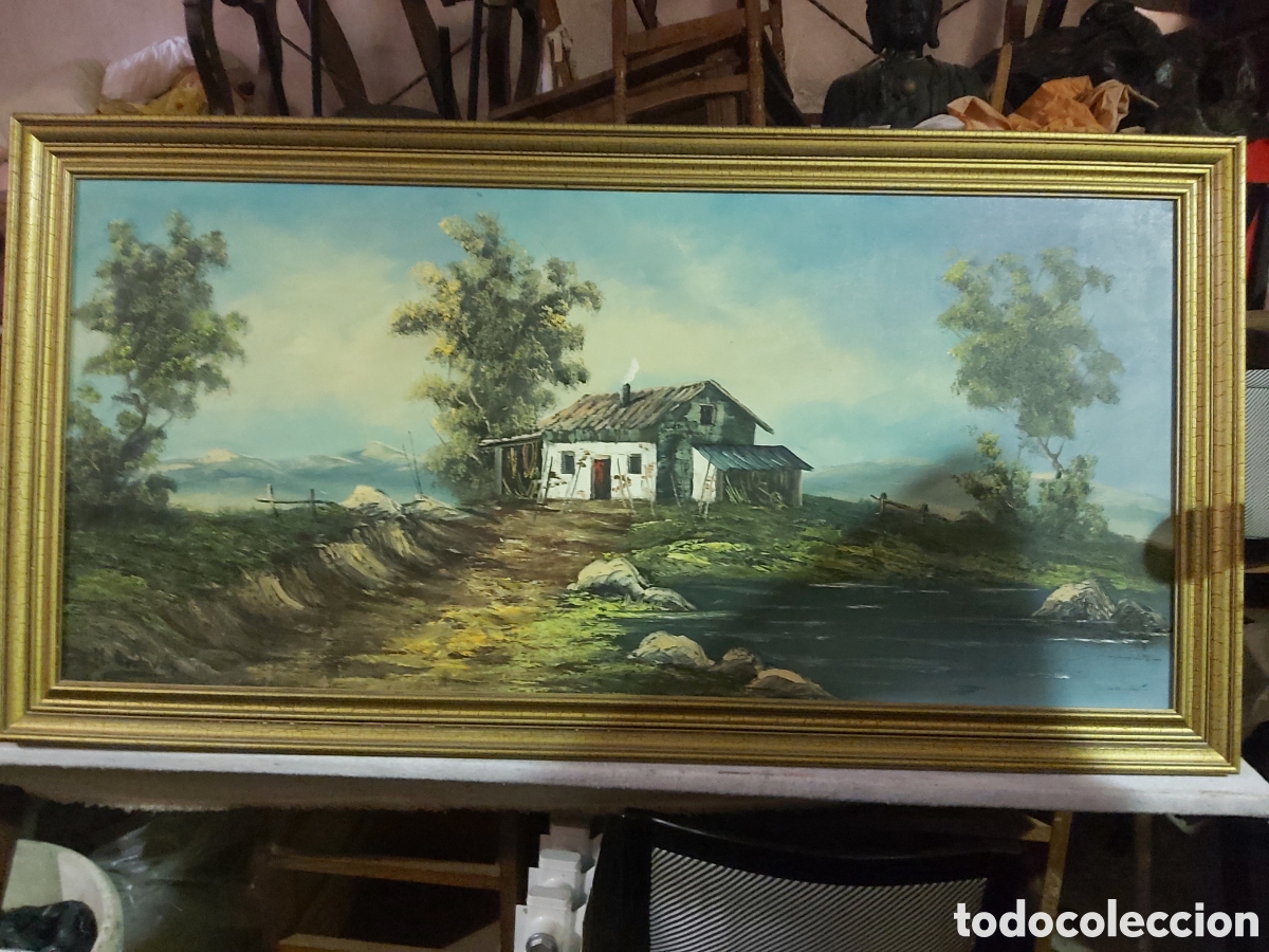 Arte: Cuadro pintura al &oacute;leo sobre lienzo - Foto 5