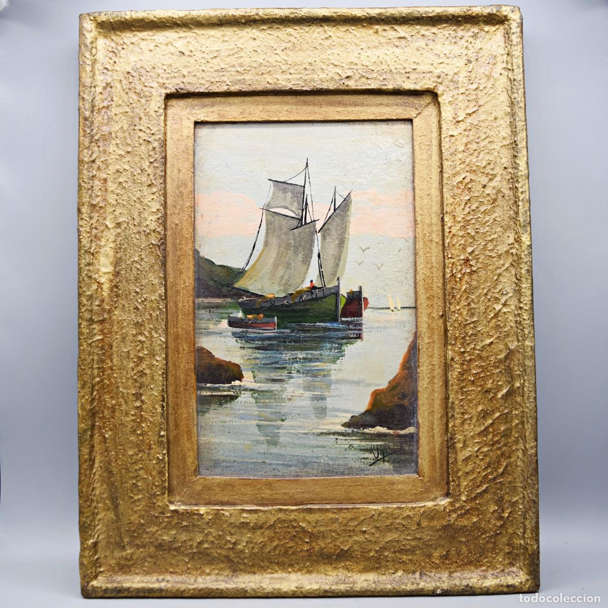 Arte: Pintura mar&iacute;tima de &eacute;poca - Foto 5