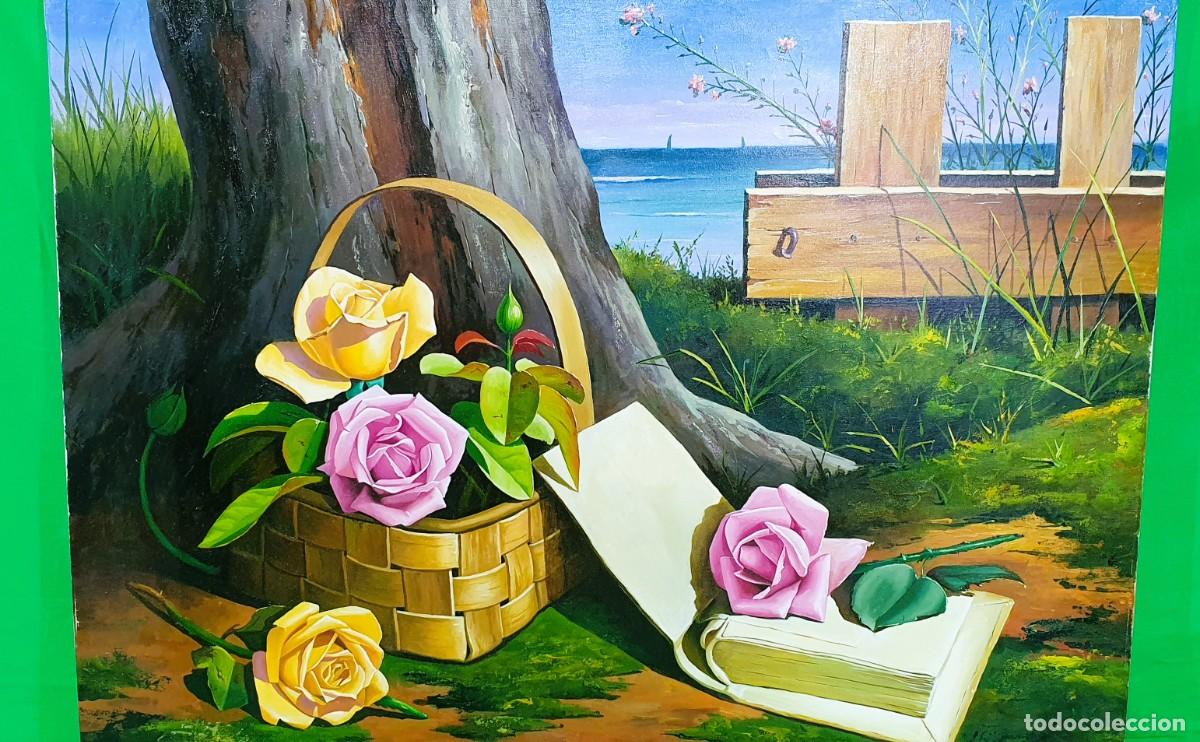 Arte: Oleo sobre lienzo bodeg&oacute;n de Antonio Montoya - Foto 4