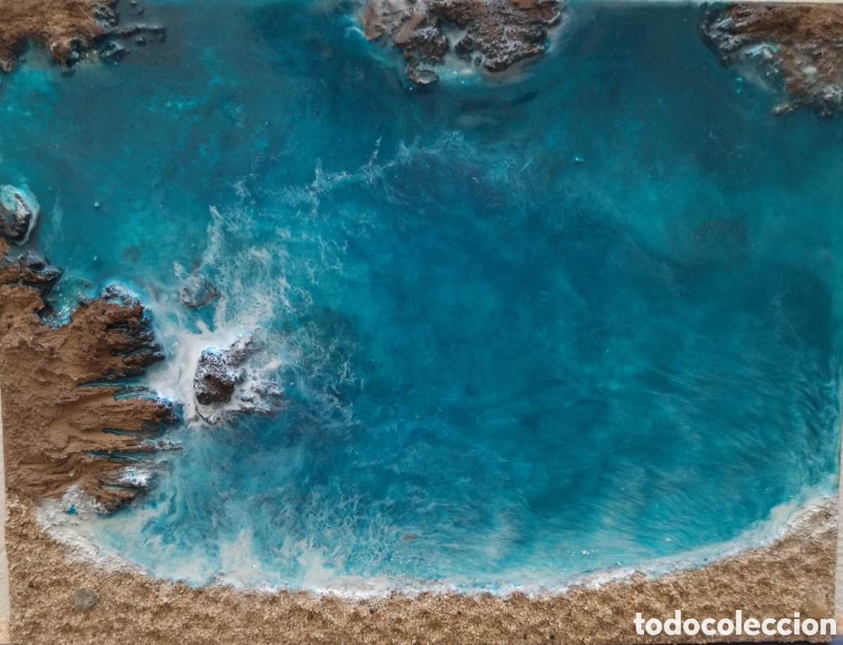 Arte: Playa de la cala con arena - Foto 1