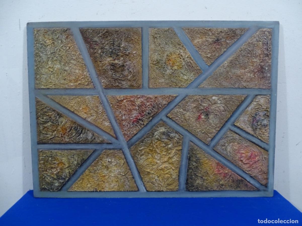 Arte: &Oacute;LEO INFORMAL ABSTRACTO ANONIMO. - Foto 1