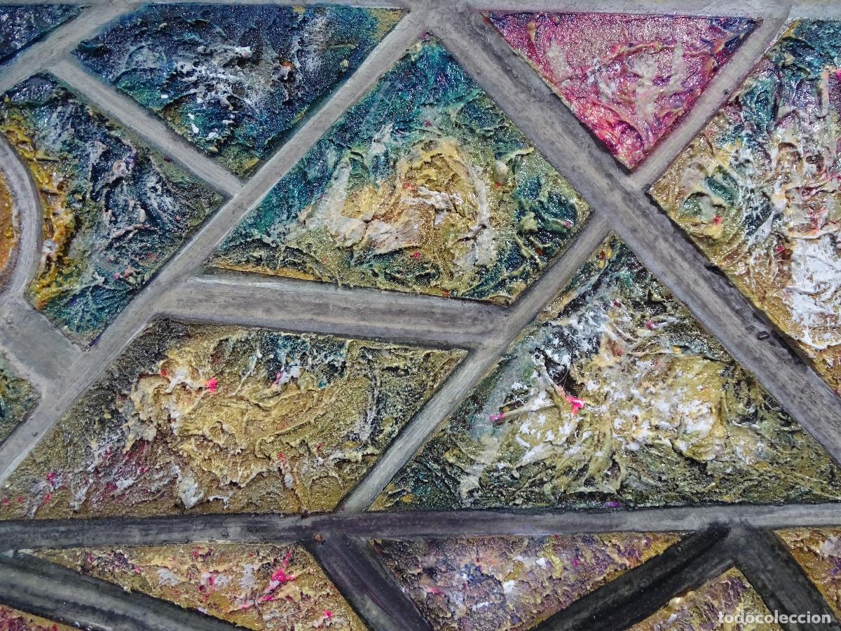 Arte: &Oacute;LEO INFORMAL ABSTRACTO ANONIMO. - Foto 2