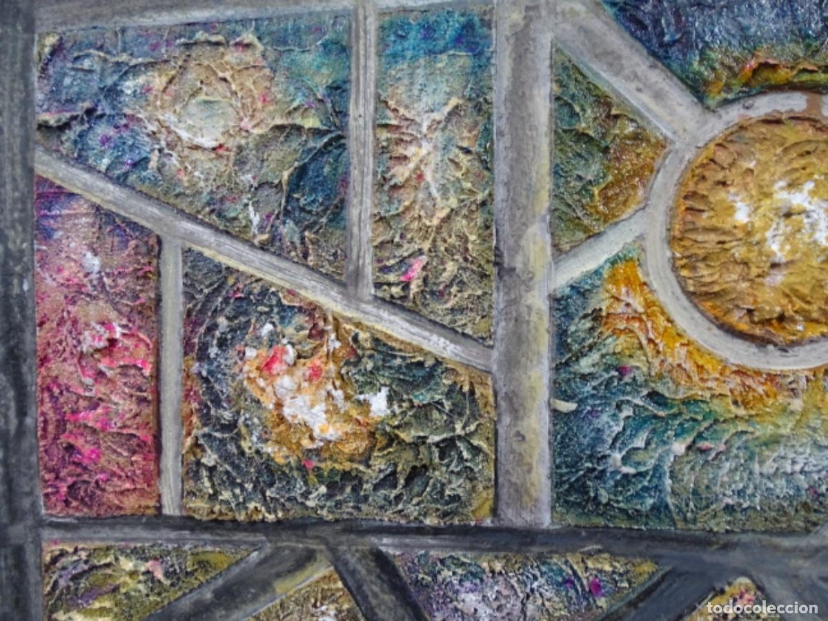 Arte: &Oacute;LEO INFORMAL ABSTRACTO ANONIMO. - Foto 5