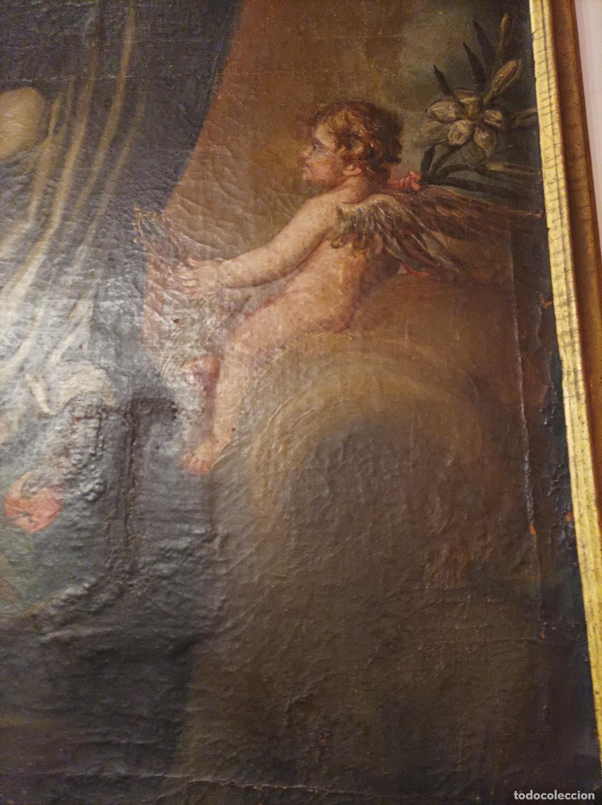 Arte: Oleo sobre lienzo S XVIII . - Foto 8