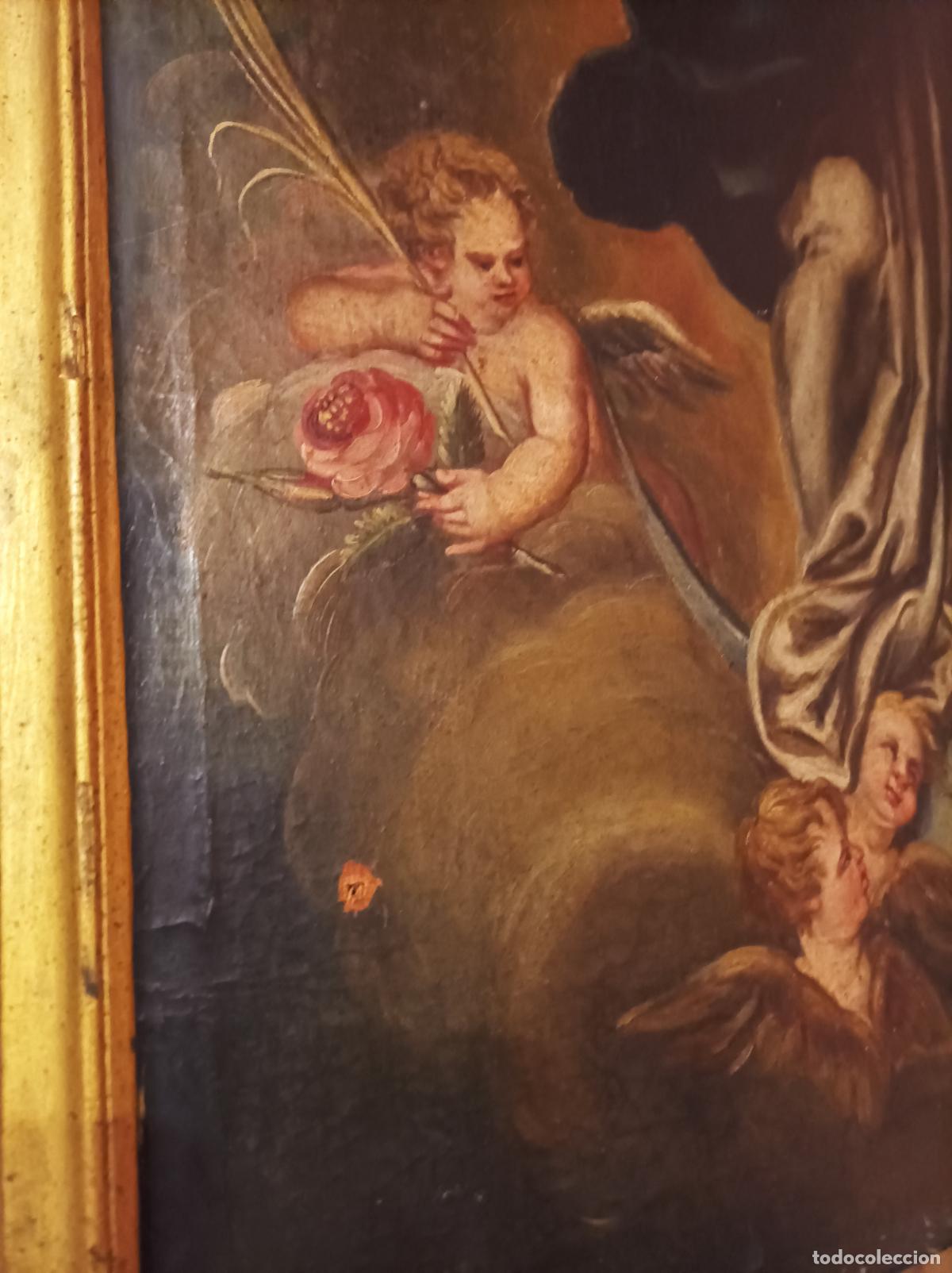 Arte: Oleo sobre lienzo S XVIII . - Foto 9