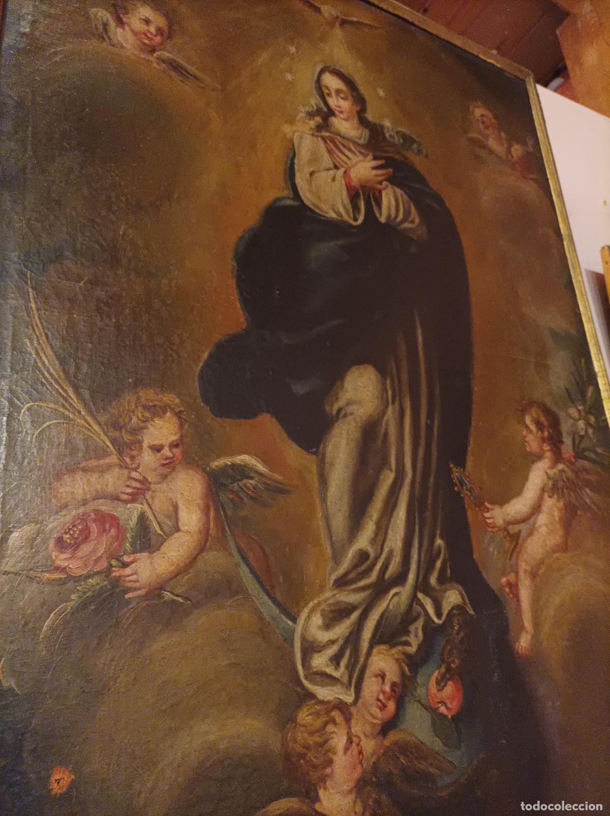 Arte: Oleo sobre lienzo S XVIII . - Foto 11
