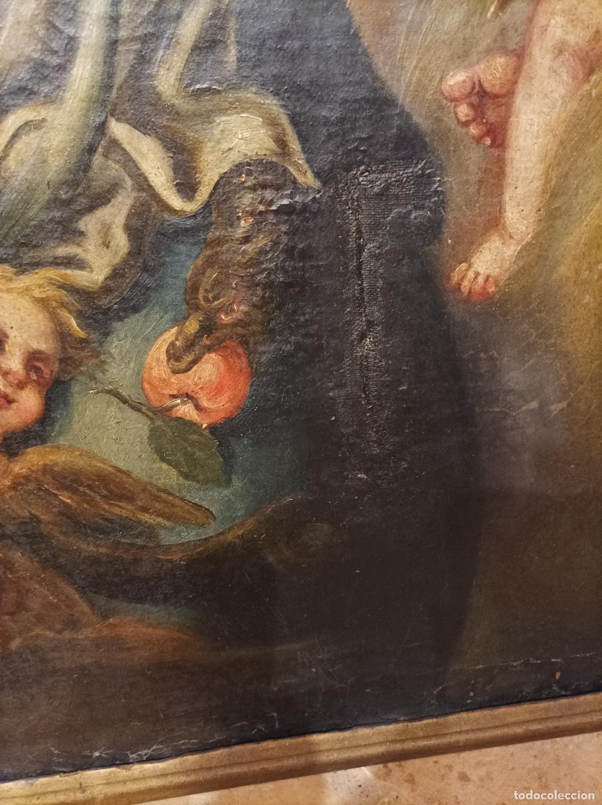 Arte: Oleo sobre lienzo S XVIII . - Foto 14