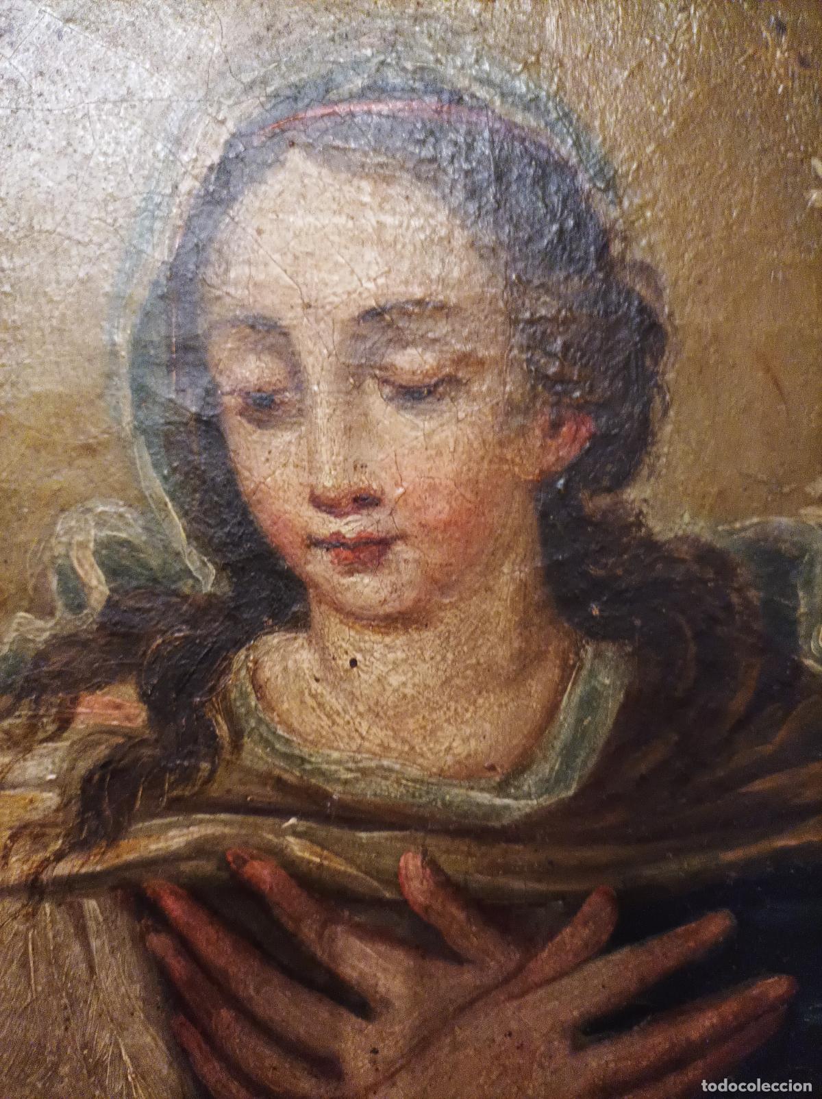 Arte: Oleo sobre lienzo S XVIII . - Foto 19
