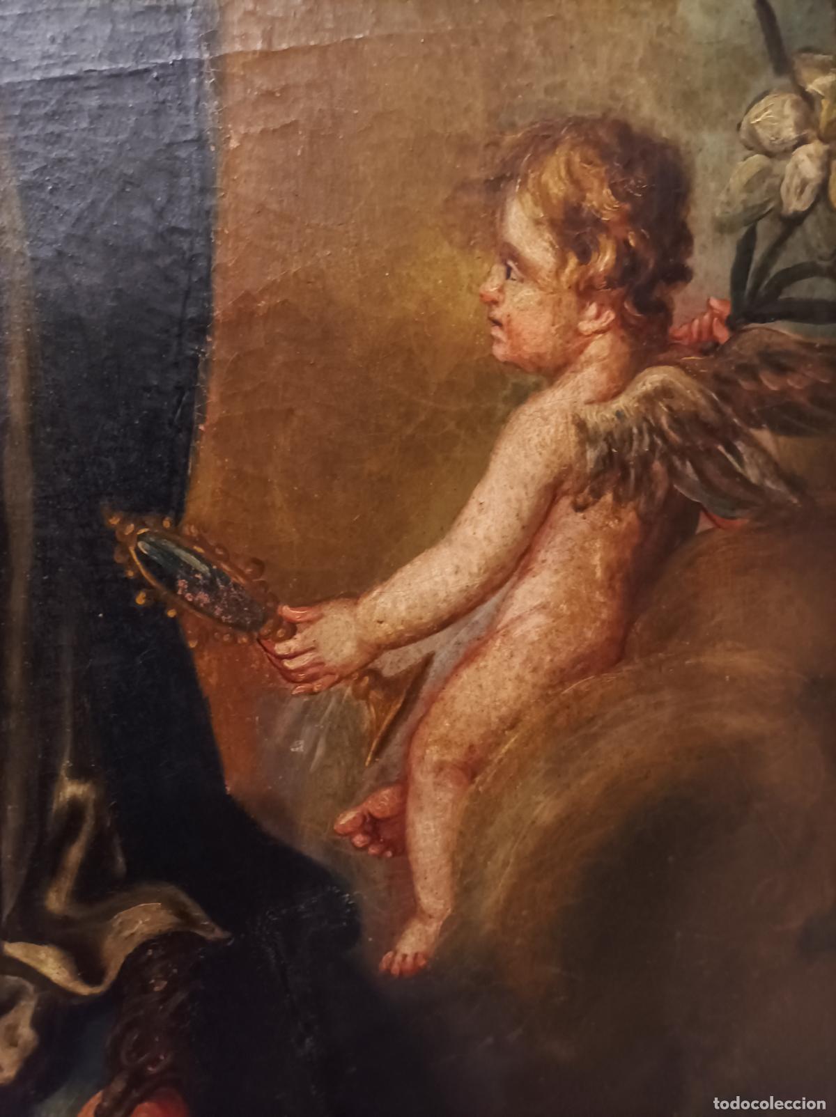 Arte: Oleo sobre lienzo S XVIII . - Foto 21
