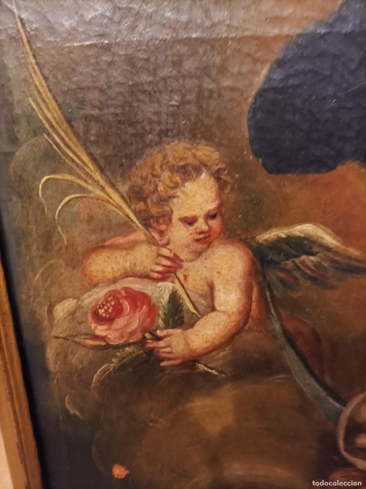 Arte: Oleo sobre lienzo S XVIII . - Foto 22