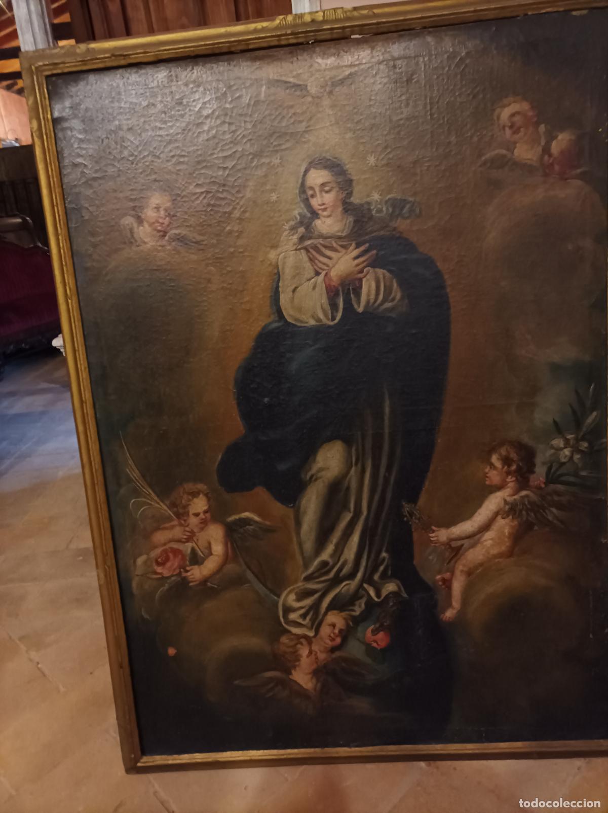 Arte: Oleo sobre lienzo S XVIII . - Foto 25