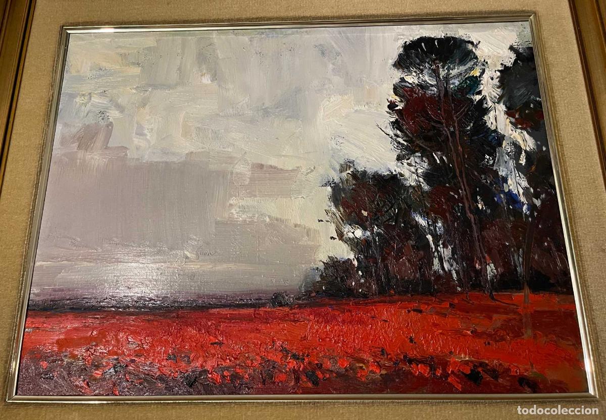 Arte: JOSEP MARTINEZ LOZANO. PAISAJE RURAL. ESPA&Ntilde;A. A&Ntilde;OS 70.