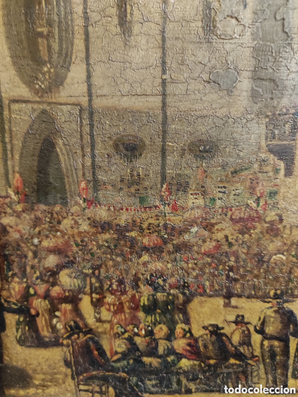 Arte: Moros y cristianos &oacute;leo sobre tabla - Foto 4