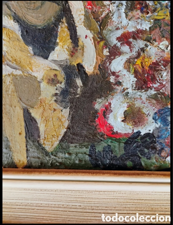 Arte: &Oacute;leo sobre lienzo NAIF - Foto 2