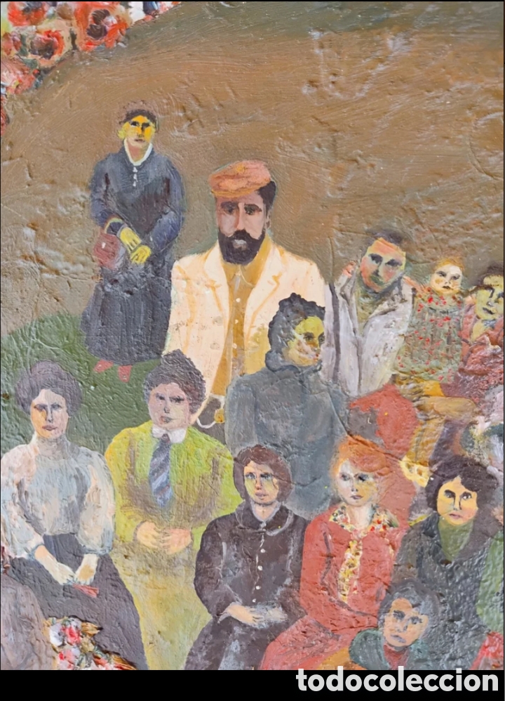 Arte: &Oacute;leo sobre lienzo NAIF - Foto 4