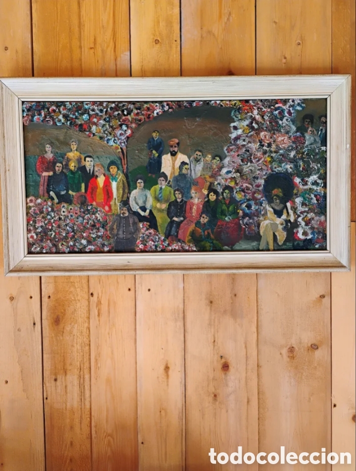 Arte: &Oacute;leo sobre lienzo NAIF - Foto 1