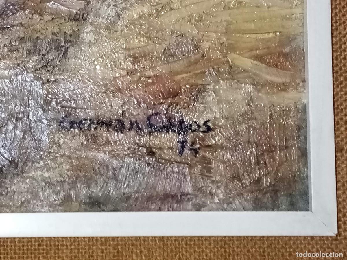Arte: GERM&Aacute;N COBOS: SIN T&Iacute;TULO (&Oacute;LEO SOBRE LIENZO). A&Ntilde;O 74 - Foto 2