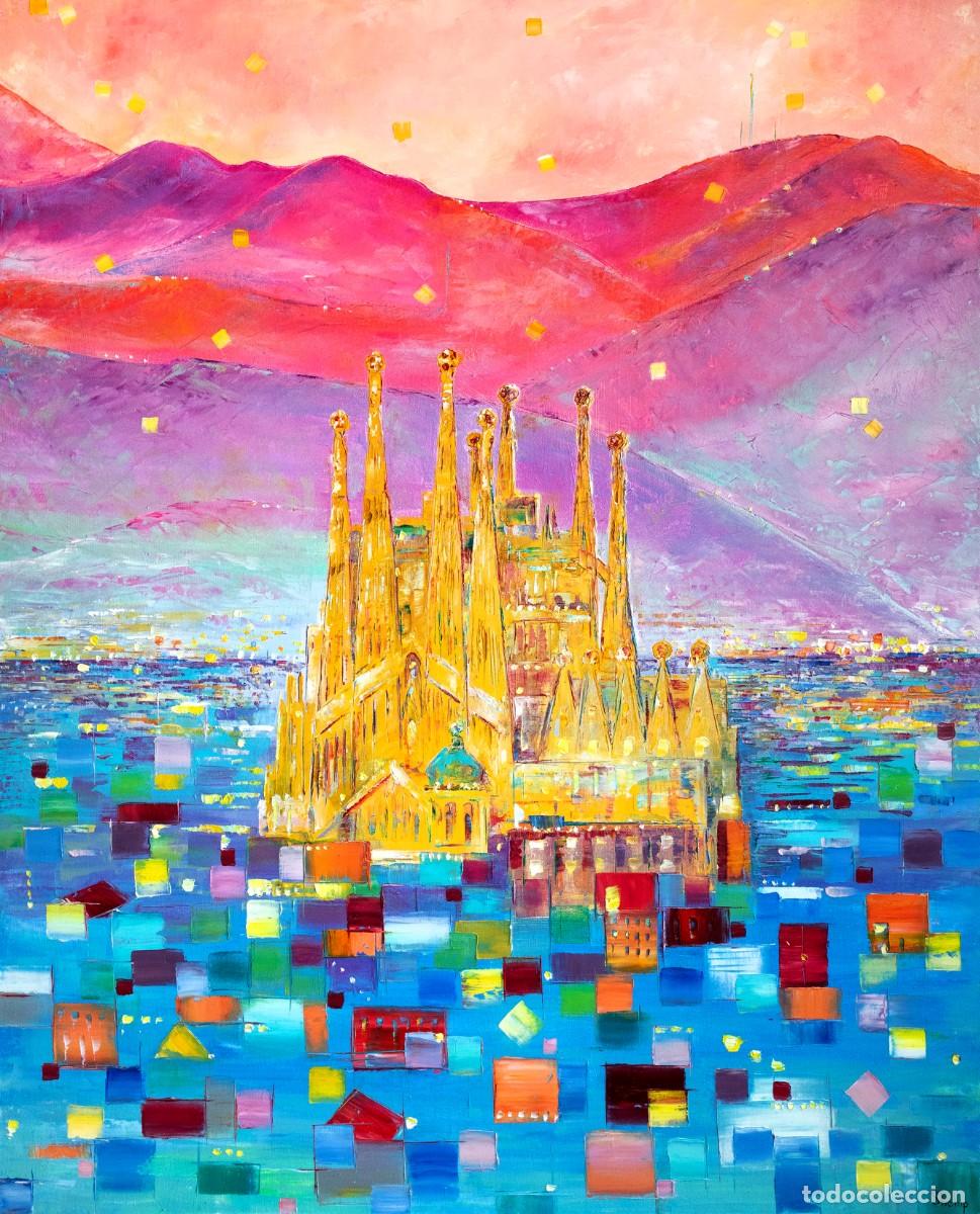 Arte: Cuadro Vanilla Skies Over Barcelona.