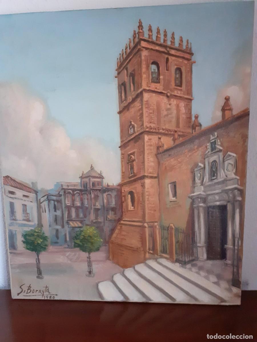 Arte: CUADRO CATEDRAL DE BADAJOZ 1980 - Foto 1