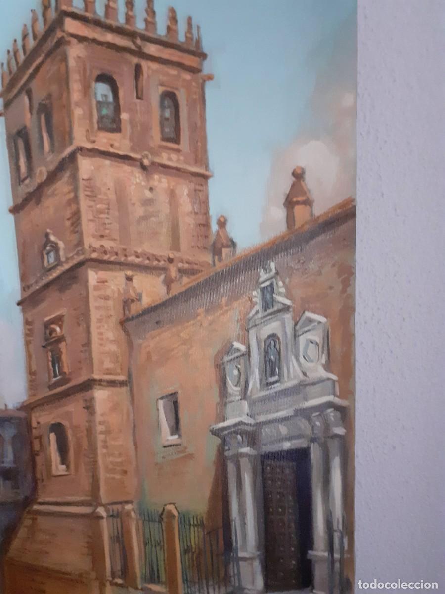 Arte: CUADRO CATEDRAL DE BADAJOZ 1980 - Foto 4